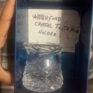 Waterford Crystal Cut Glass Holder
